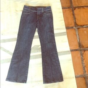 - Lee low waist dressy boot cut blue jeans 6